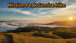 Epic Mission Peak Hike – Sunrise Over a Cloud Ocean