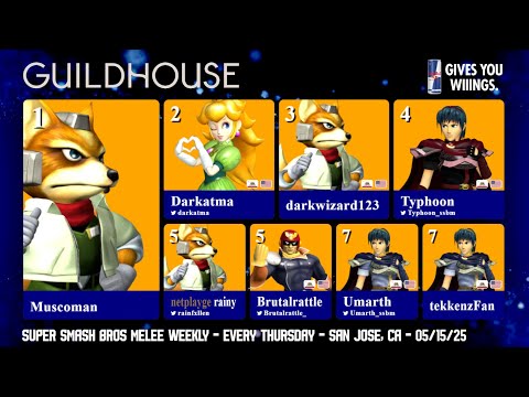 Guildhouse Fighters 168 ft Muscoman, Darkatma, darkwizard123, Typhoon, Umarth - SSBM
