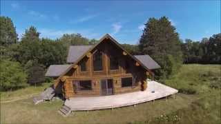 Log Home by Drone 2