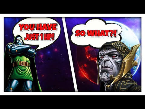 TRICK TO DEFEAT DAY 5 AQ DOCTOR DOOM WITH 1% LIFE! NO ITEMS!
