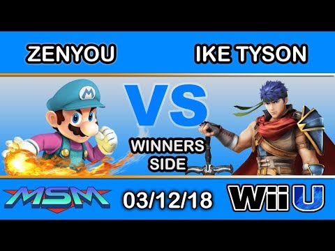 MSM 137 - eM | Zenyou (Mario) Vs. Ike Tyson (Ike) Winners Side - Smash 4