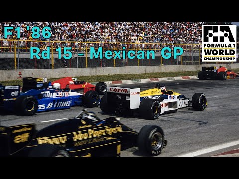 1986 F1 Season - Rd 15 - Mexican Grand Prix
