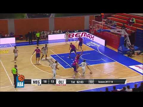 BRUTAL dunk by Jordan Morgan! (Mega Bemax - Petrol Olimpija, 15.10.2017)