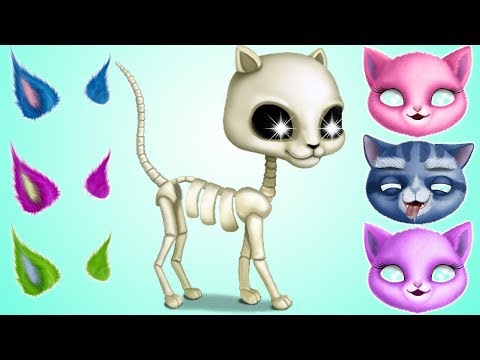 Cat Hair Salon Birthday Party Pet Care Kids Games - Play Fun Pet Kitten Care & Hair Makeover