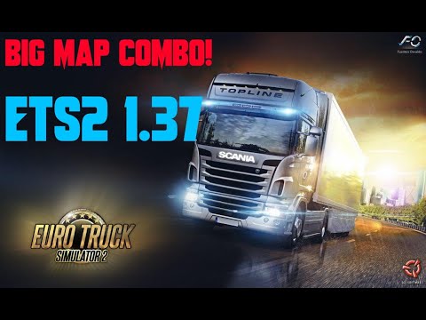 Euro Truck Simulator 2: Big Map Combo for 1.37!