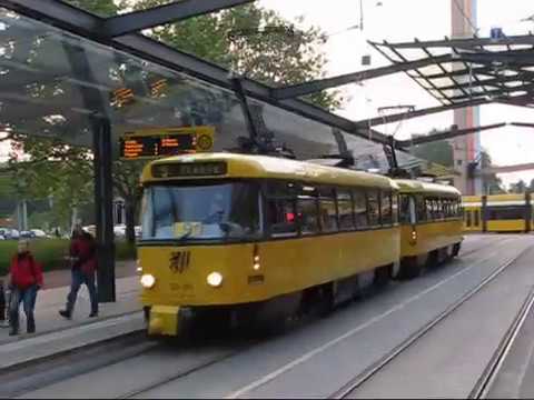 Modernisierte Tatrawagen in Dresden (2010)