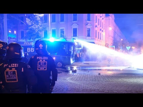 Left-wing extremists riot in Leipzig after Lina E.'s conviction
