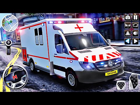 Ambulance Rescue Driving Simulator - City Van Emergency Drive - Best Android GamePlay