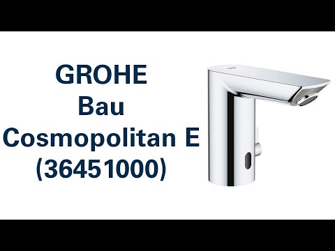 Sensorinis maišytuvas praustuvui Grohe Bau Cosmopolitan E 36451000 video