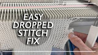 LK150 Tutorial: Remove Rows & Fix Dropped Stitches Flawlessly (Edge Repair for Beginners)