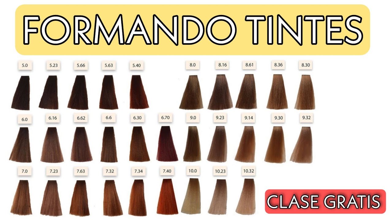 COMO MEZCLAR TINTES clase GRATIS 💎