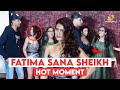 Fatima Sana Sheikh OOPS MOMENT DRESS FALLS In Front Of Camera Her Team Quickly Covers Her Up
