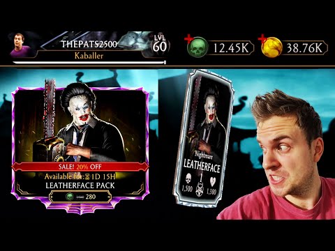 MK Mobile. Leatherface Pack Opening for My MCOC Alliance Leader! MARVEL in Mortal Kombat?