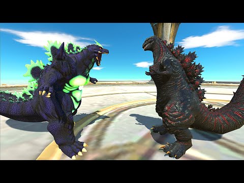NEW UPDATE | Super Godzilla vs Shin Godzilla - Animal Revolt Battle Simulator