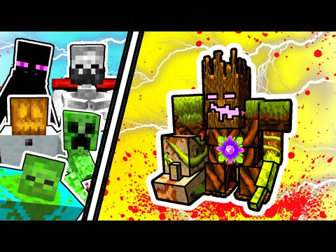 Jungle Abomination Vs. Mutant Monsters in Minecraft
