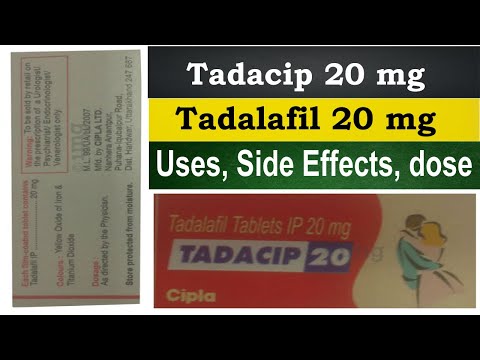 Tadacip 20 Mg Tablets