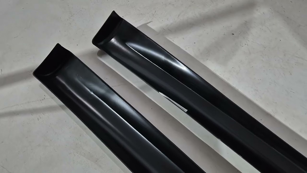 Боковые пороги DPT V-8 (грунтованные под покраску) Video 1