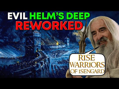 BFME: LOTR Helm's Deep fortification analysis. The white hand of Saruman.
