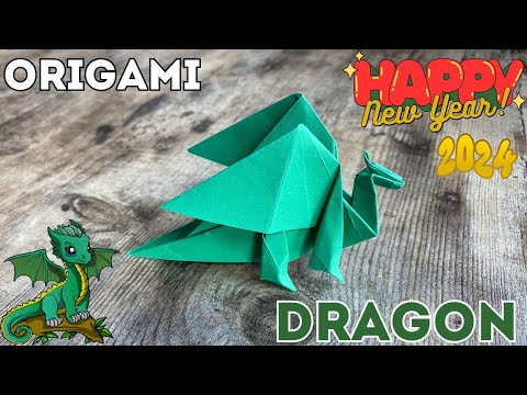 ORIGAMI DRAGON EASY TUTORIAL FOLDING PAPER DRAGON ORIGAMI INSTRUCTIONS | HOW TO MAKE COOL DRAGON