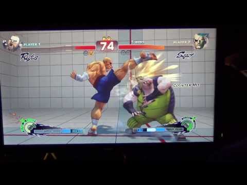 WNF Super Street Fighter 4 AE NGL Brentt (Rufus) vs Watson (Sagat)