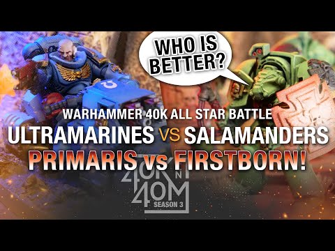 Can the Firstborn lay the smack on a full Primaris force? Warhammer 40k battle. ALL STARS Ep. 01