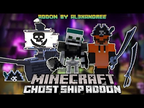 THE KRUZZ - Minecraft Weapon and Mobs Mod - Pirate Ship Add-On (Support 1.20) | More Weapons and Mobs