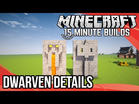 Welsknight Gaming - Minecraft 15-Minute Builds: Dwarven Details