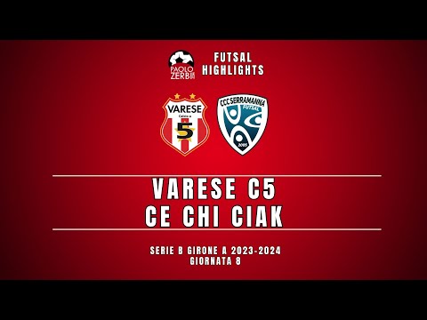 [HIGHLIGHTS] Serie B Futsal Girone A 23/24 - Varese C5 - Ce Chi Ciak