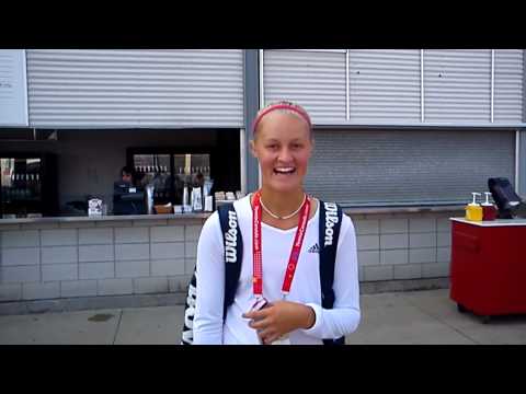 Erin Routliffe was excited to play the Rogers Cup
