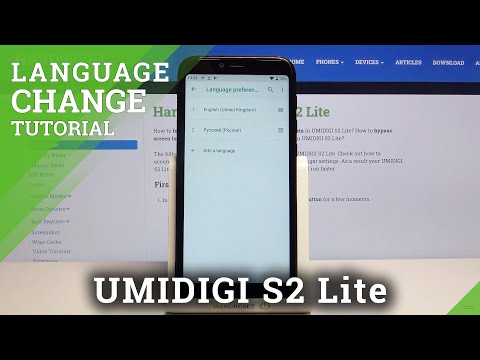 Change System Language - UMIDIGI S2 Lite & Device Settings