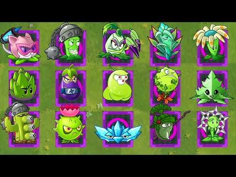 Plants vs. Zombies 2 Mod All PIERCING Plants Power-Up vs All Zombies 2! WIN The Game!