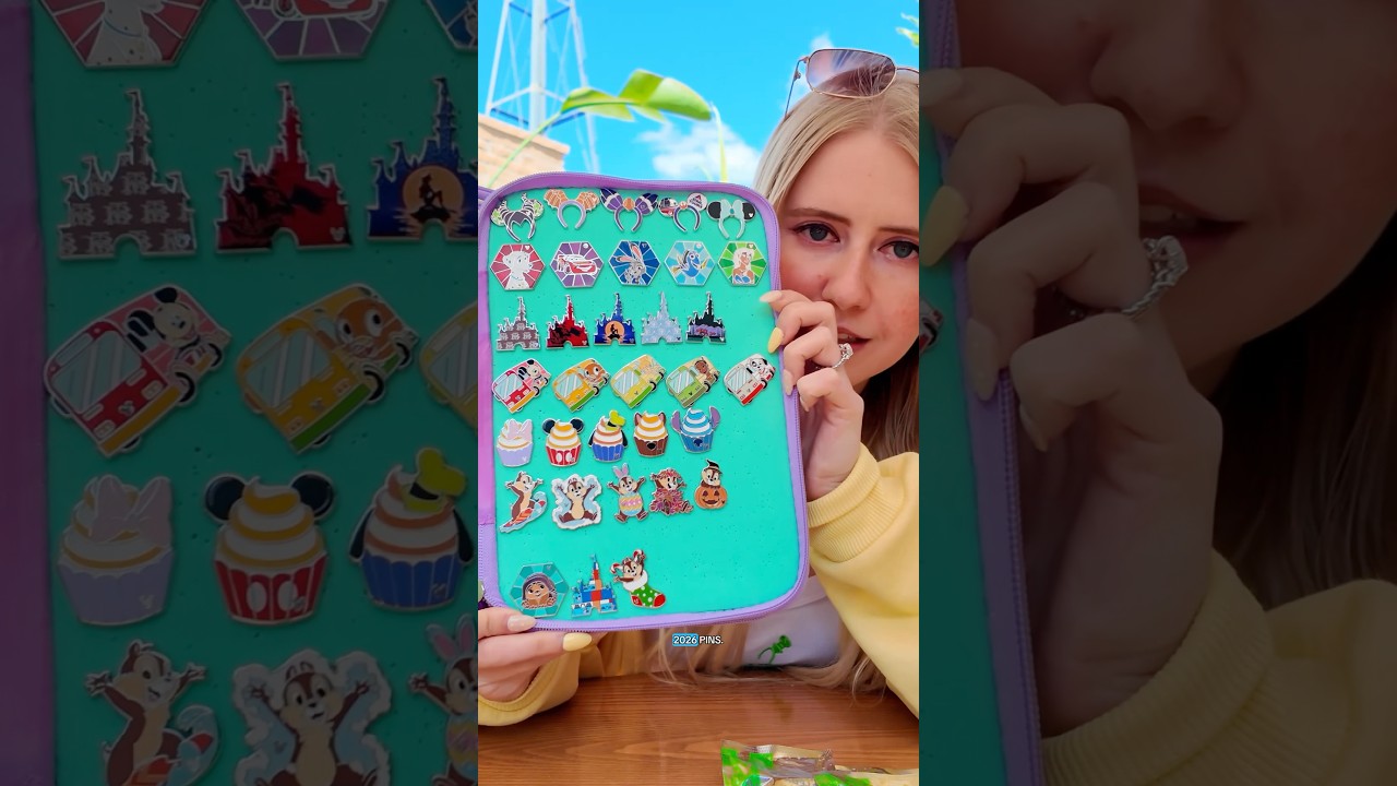 2026 Hidden Disney Pins!😱💚✨ #disney #disneypins #disneypintrading #wdw #unboxing #disneyparks