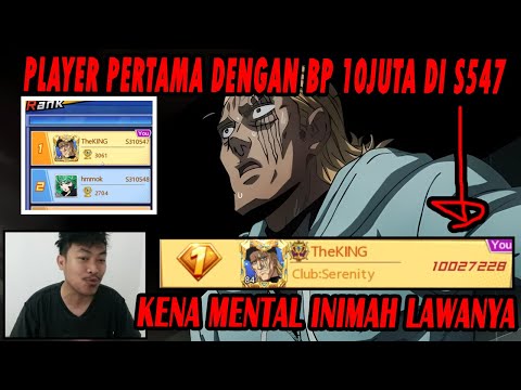 🔥🔥PLAYER PERTAMA DENGAN BP 10JUTA DI SERVER 547 [MUSUH KENA MENTAL] - ONE PUNCH MAN The Strongest
