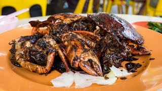 Must-Eat Singapore Food - Legendary BLACK PEPPER CRAB at Eng Seng Restaurant! - YouTube