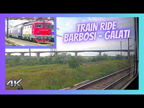 Glasul Rotilor de Tren intre Barbosi si Galati | Calatorie Feroviara | Train Ride #trains #trenuri