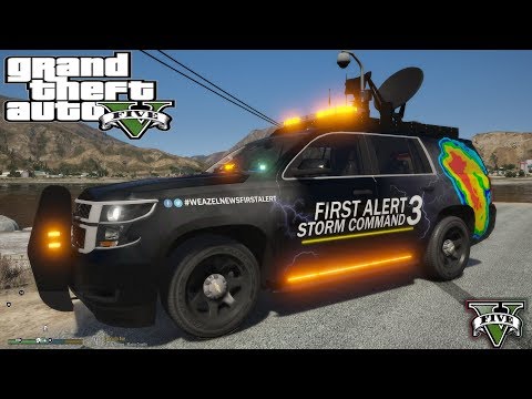 Insane Tornado Destroys Blaine County (Tornado Mod) GTA 5 Real Life Mods