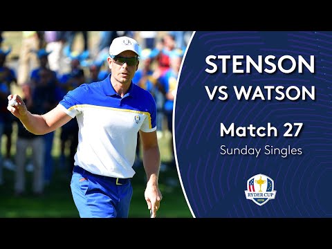 Stenson vs Watson | Sunday Singles | 2018 Ryder Cup
