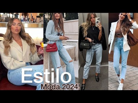 MODA 2023 OUTFITS CÓMO Vestir CON ROPA  BÁSICA Y SENCILLA LOOKS CASUALES PARA MUJER TENDENCIAS 2023