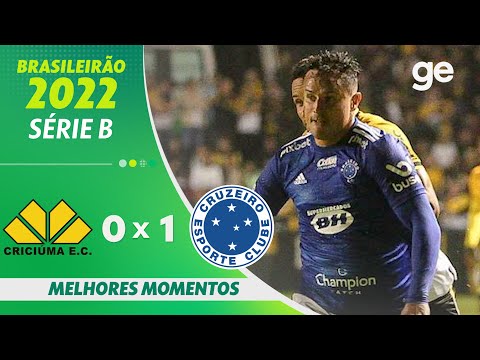 Gols e lances de Criciúma x Cruzeiro