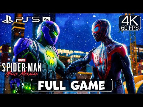 Marvel's Spider-Man: Miles Morales PS5 Pro FULL GAME Walkthrough [4K HDR 60FPS]