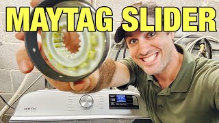 Maytag washer not spinning | scrape noises | Slider is bad not bearings | F7E4 | F6E3
