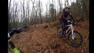 preview picture of video 'Sortie VTT BRIOLLAY du 12 janvier'