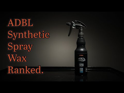 Ranked: ADBL Synthetic Spray Wax.