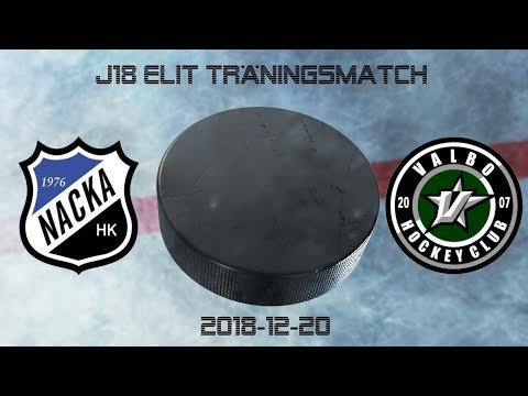 J18 Elit Träningsmatch: Nacka HK - Valbo HC