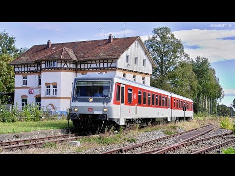 Die Wanderdüne auf der Räuberbahn - der Sylt-Shuttle 628 in Baden-Württemberg