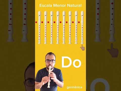 Escala Menor Natural - Flauta Doce #flautadoce #minorscale #improvisation #music