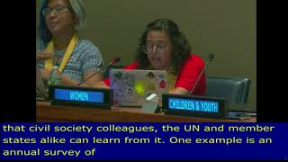Lillian Sol Cueva intervention, at the 11th Meeting of the HLPF 2018: UN Web TV