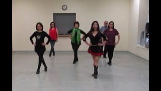 A Merry Little Christmas - Line Dance (dance demo)