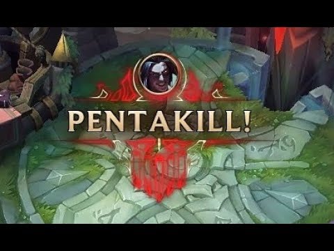First 1v5 KAYN PENTAKILL 2017 | Korean Challenger | Kayn LoL New Champion Kayn amd Rhaast