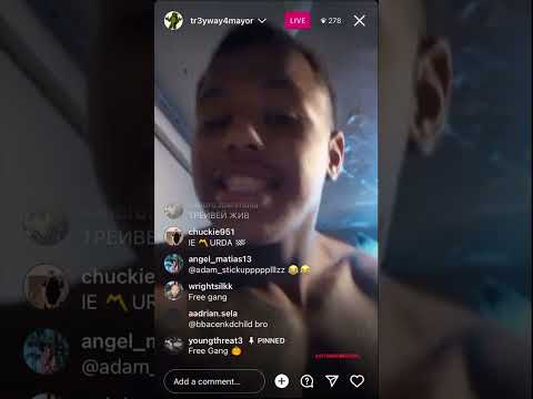 Los Angeles rapper Tr3way6k goes live, Explaining situation with Rollin 60s , county jail fights